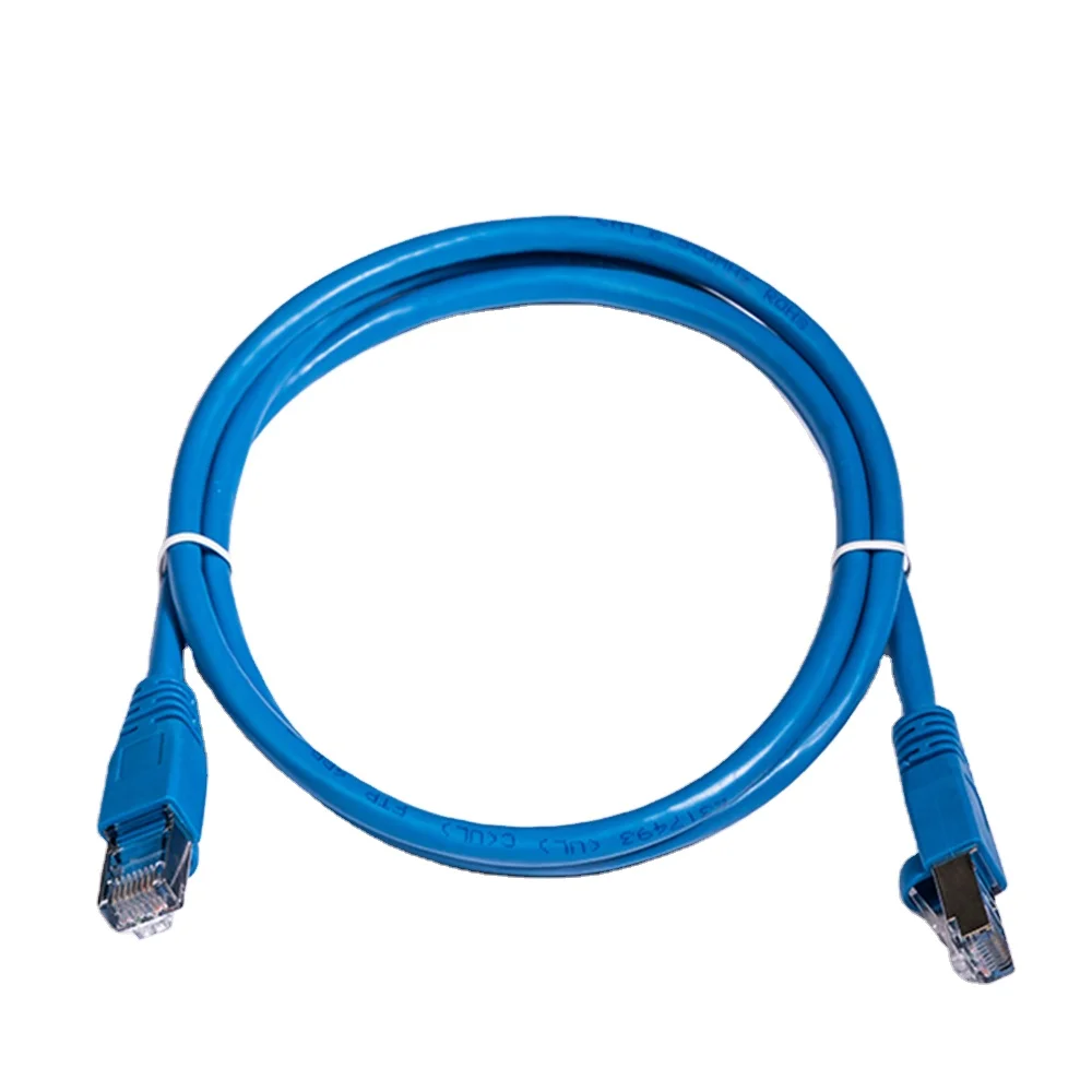  Горячая Распродажа экранированный неизолированный медный кабель cat5e cat6 cat6a FTP соединительный rj45