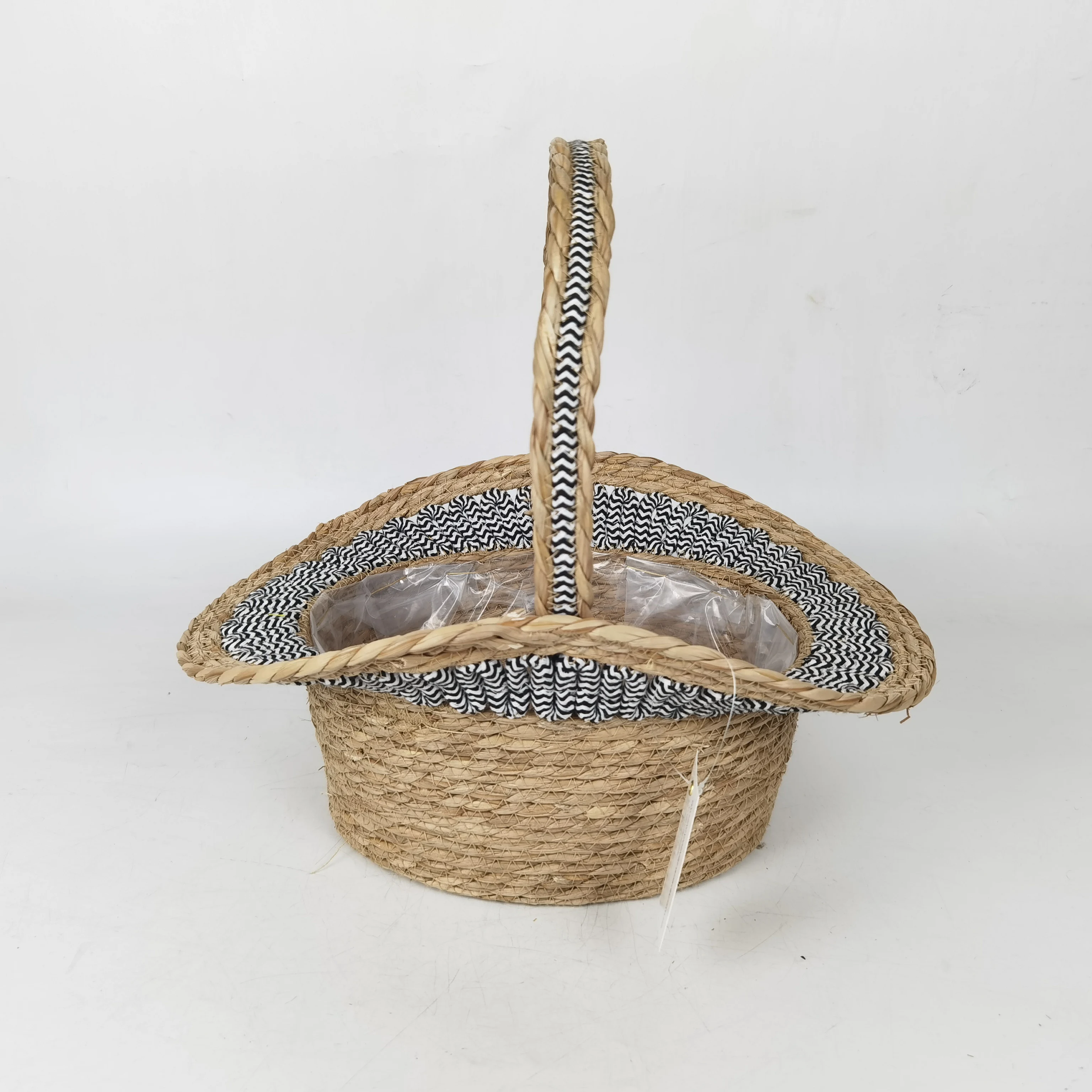 Seagrass Basket With Handle Handmade Gift For Candy