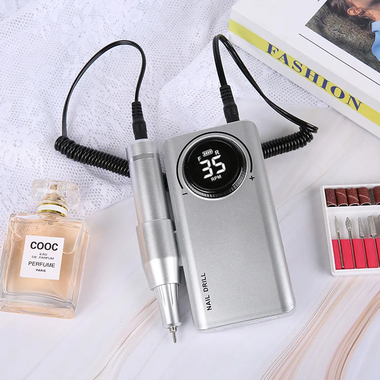 Portable E File Nail Drill Machine Sanding Bands for Nail Drill Bits Nail Care Tools And Equipment Cuticle Gel Polish Remover