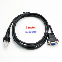 Sotesin ODM OEM 2M Rs232 Db9 Female to RJ45 RJ50 cable pos lector de escaner de codigo de barras For Honeywell 1900/1200g/1250