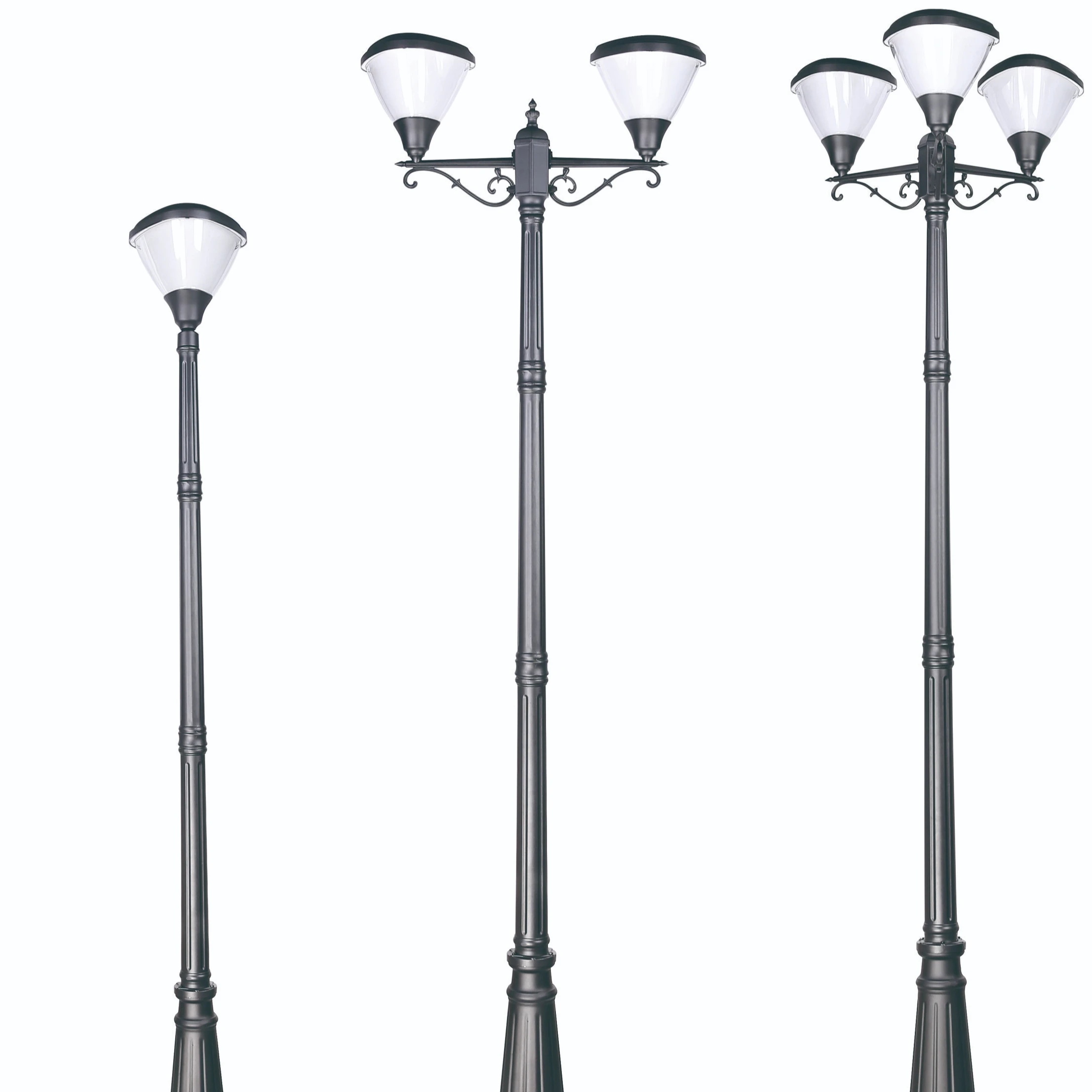 Solar Powered Outdoor Garden Lights Waterproof Solar Led Light With Mounting Pole Garden Stand Light