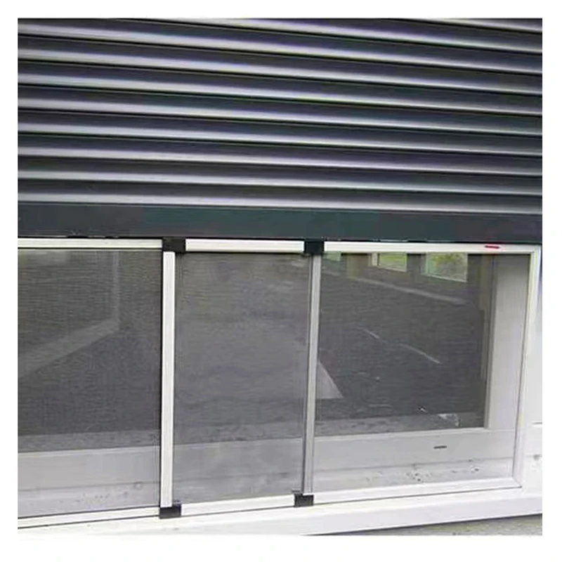 Expandable Window Screen Adjustable Replacement Window Screens with Frame Durable Replacement Screen Mesh for Window