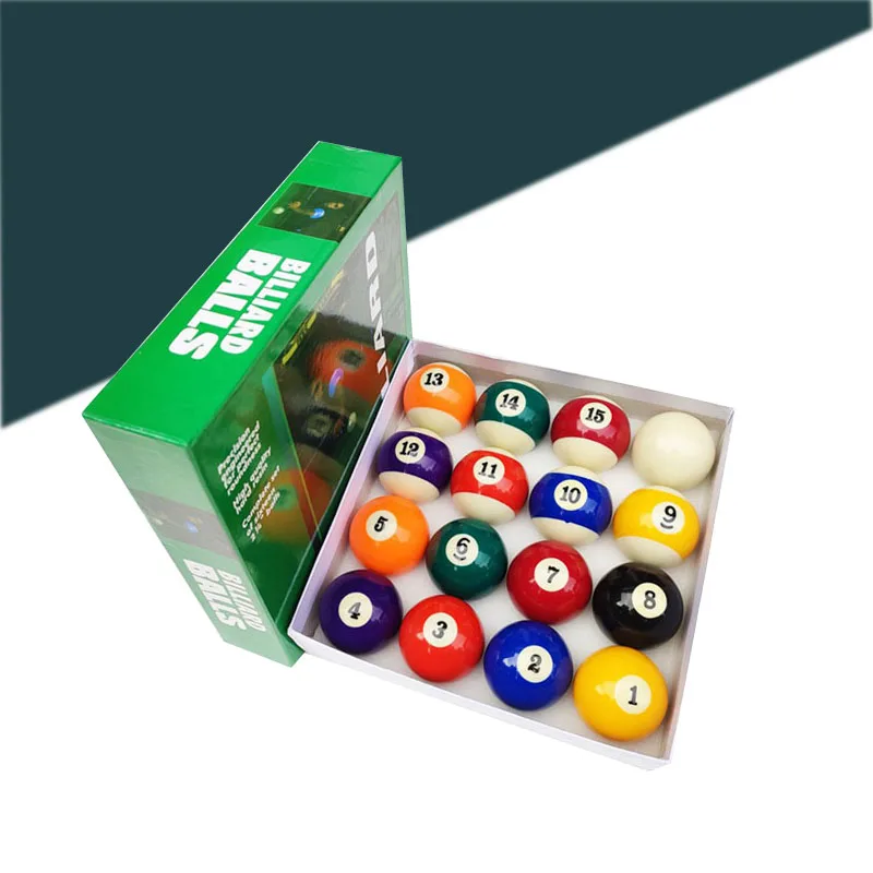 China source manufacturer Factory standard size 57.2mm resin billiard ball snooker ball set snooker billiard accessories