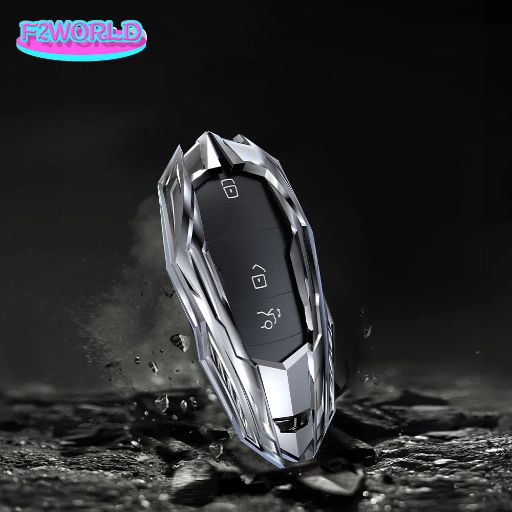 Key Fob Cover Case Keychain for Mercedes Benz CLA CLS CLK GLK GLA AMG GL ML SLK
