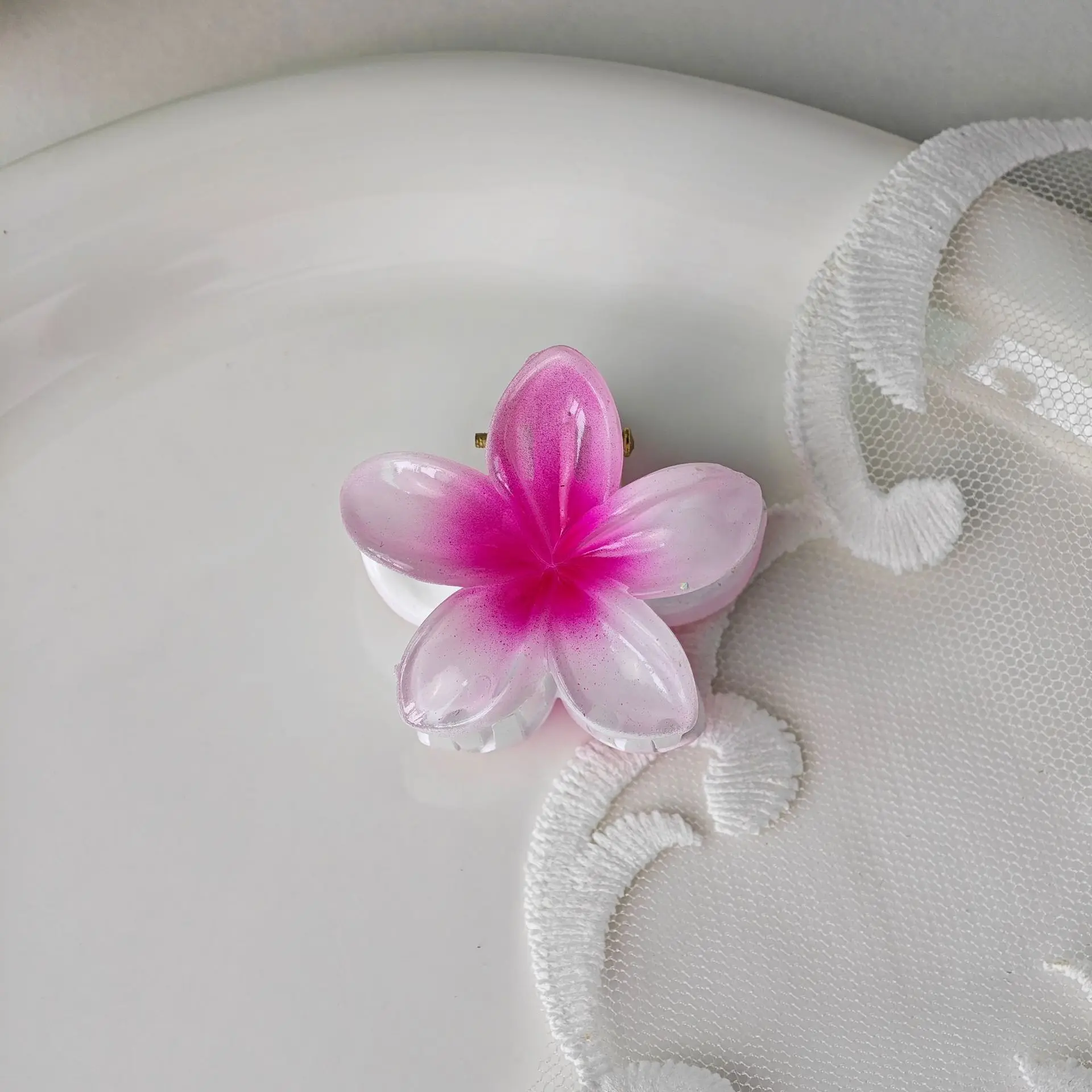 8cmFri fri grab clip Bauhinia hairpin Cross-border candy color
