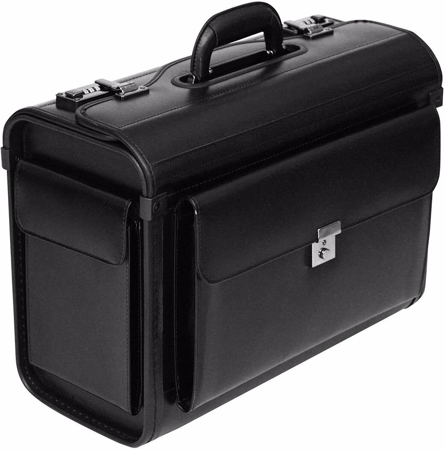 Flight case Stewardess Aviation Trolley Case Cowhide Suitcase