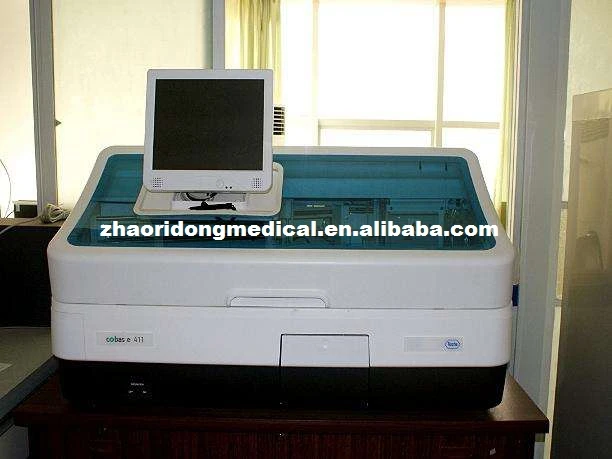 Original Roche Cobas E 411 Automated Immunoassay Analyzer/Chemiluminescence Immunoassay System With Original Roche reagents