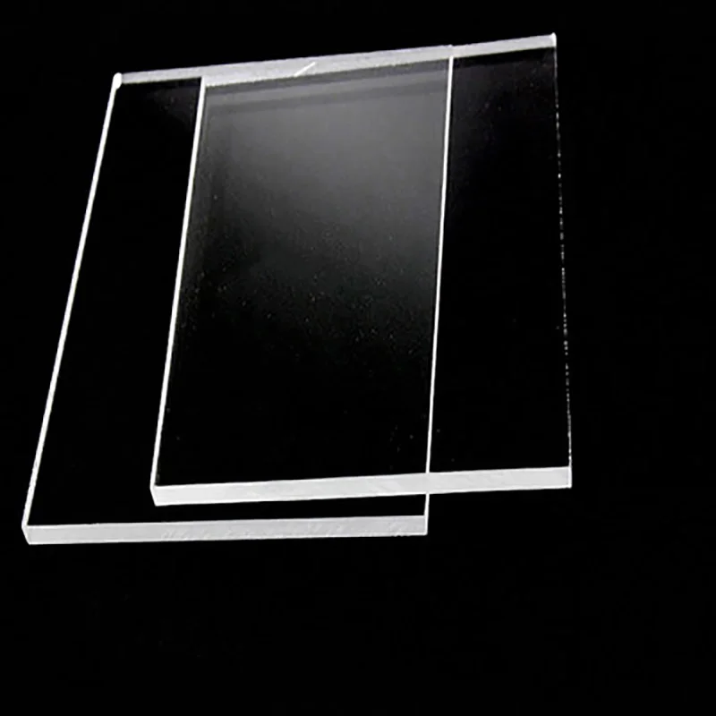 Custom Transparent Durable Perspex Scratch Resistant Organic Glass Embedded Large Clear Unbreakable Acrylic Glass