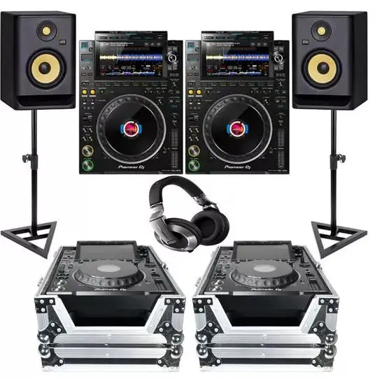 NEW-SET FOR-Pioneers DJ Set 2x CDJ-3000 Players Controller + DJM-V10-LF Mixer Bundle Deal topS