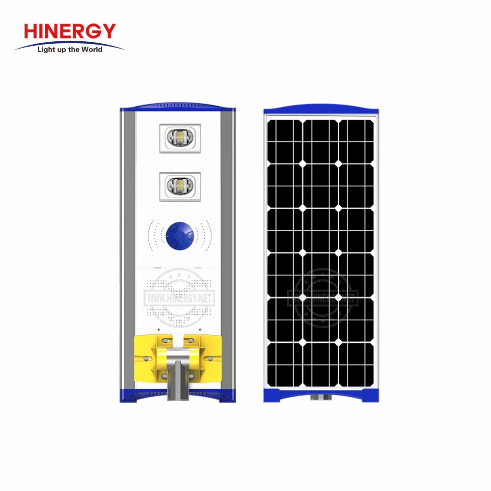  Hinergy регулируемый источник света высокий люмен все в одном Встроенный солнечный светодиодный уличный