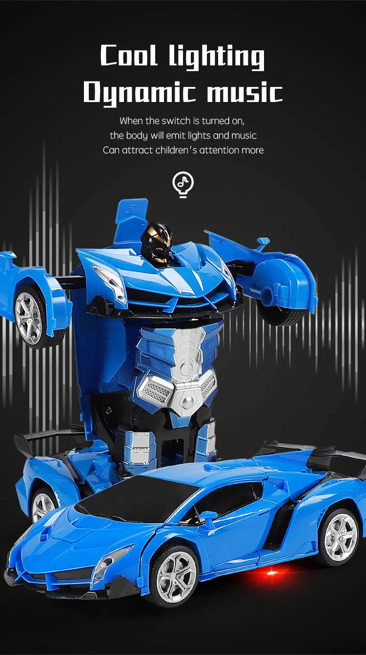 1/18  rc Deformation Robot remote control car toys for child