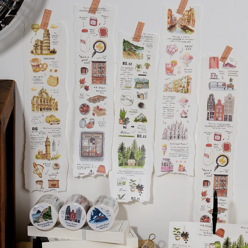 Kawaii DIY Fairy Hand Account Decorative Scrapbooking Stationery Gel Sticker Laptop Tape for Food & Life Style Product