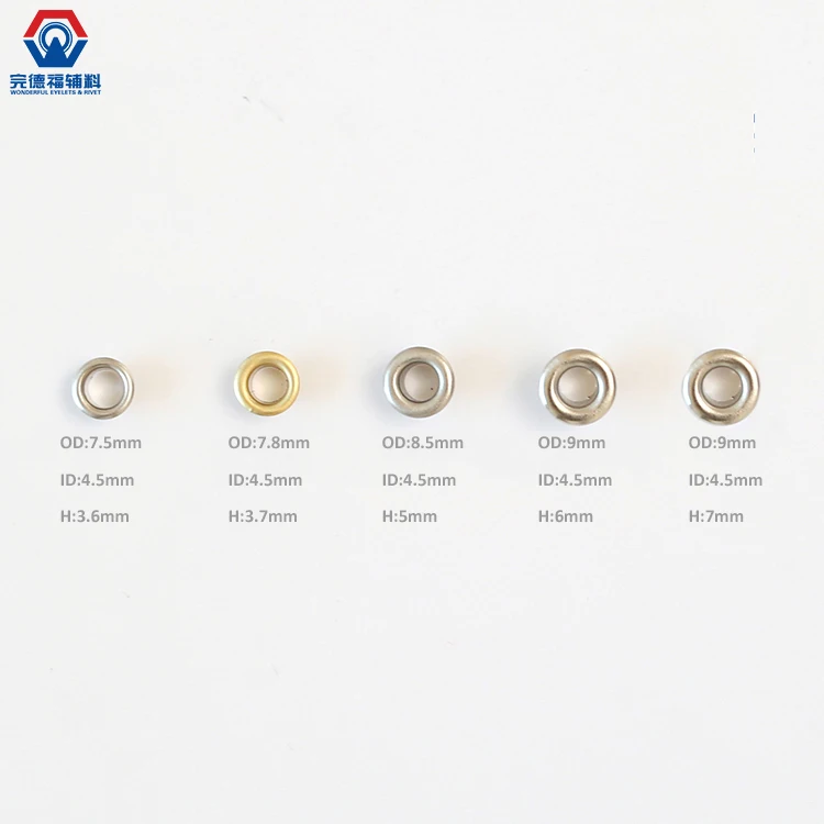 Высококачественная Черная 9 мм матовая металлическая проушина для толстовки