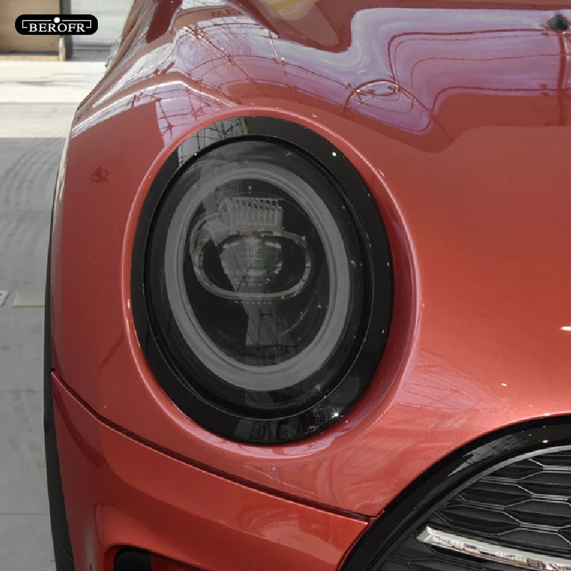 Car Headlight Protection Tint Film Smoke Black Transparent TPU Sticker For MINI Clubman F54 F55 JCW Cooper S Accessories