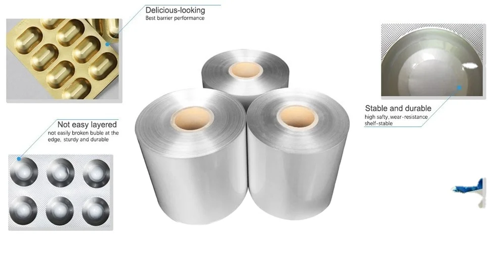 Cheap jumbo roll 150 micron cold forming alu alu bottom foil for pills packing