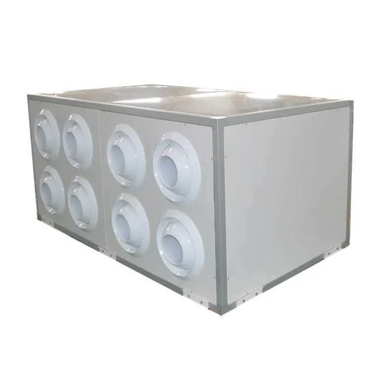 ROUND SUPPLY AIR CHILLED WATER AHU AIR HANDLING UNIT 10750CFM 183KW WITH HEATING HOT WATER COIL