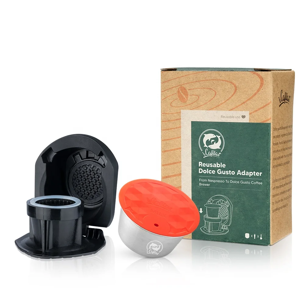 Icafilas многоразовые капсулы с фильтром для адаптера combinacapsule кофейная капсула конвертировать Genio кофемашина адаптер преобразования держатель инструмента