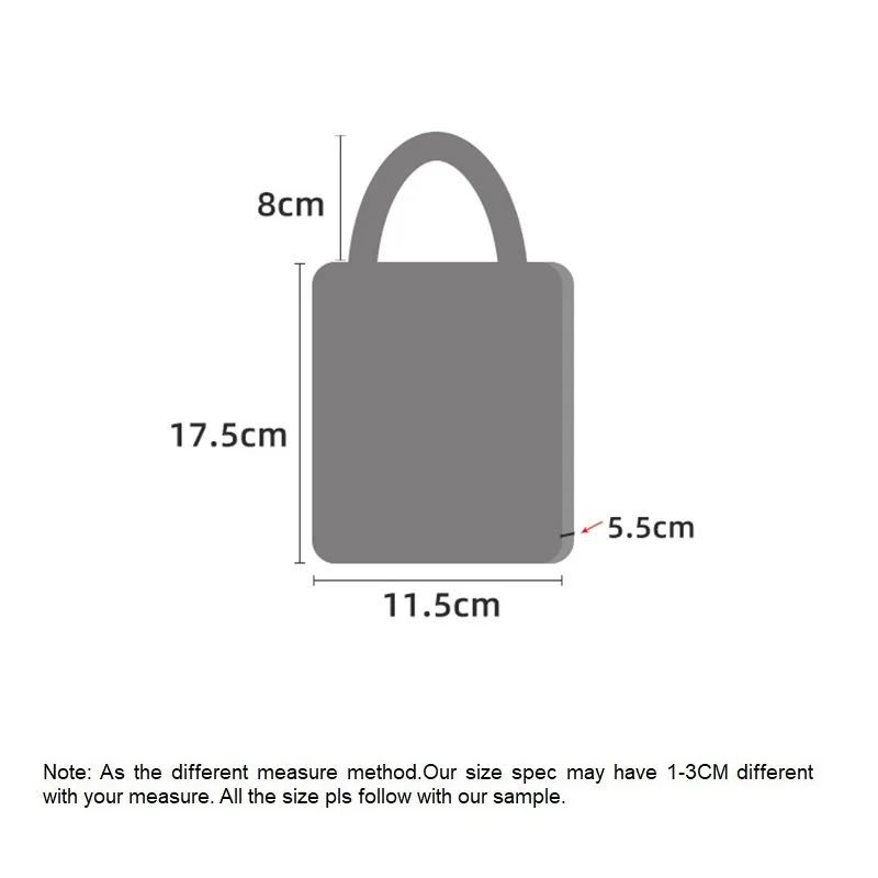 Landfond Knit Mini Handbag Women Wrist Bag Crossbody Cell Phone Purse