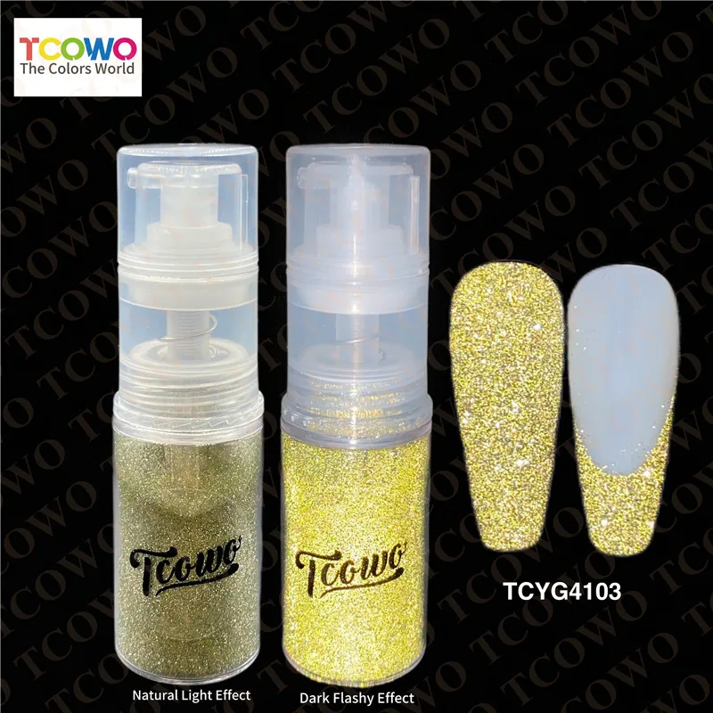 Crystal Diamond Reflective Colorful Flash Powder Ombre Nails Sprayer For Hair & Body Glitter Spray Lady Glitter Spray
