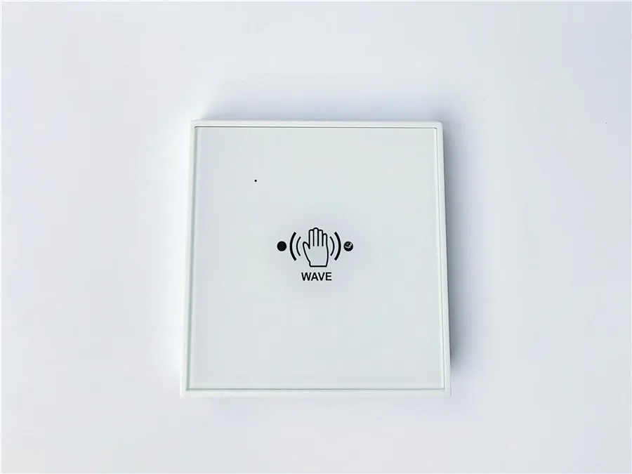 Factory Price Hand Wave Infrared Non Touch Switch EU UK US Toughened Glass Panel Open Door Switch