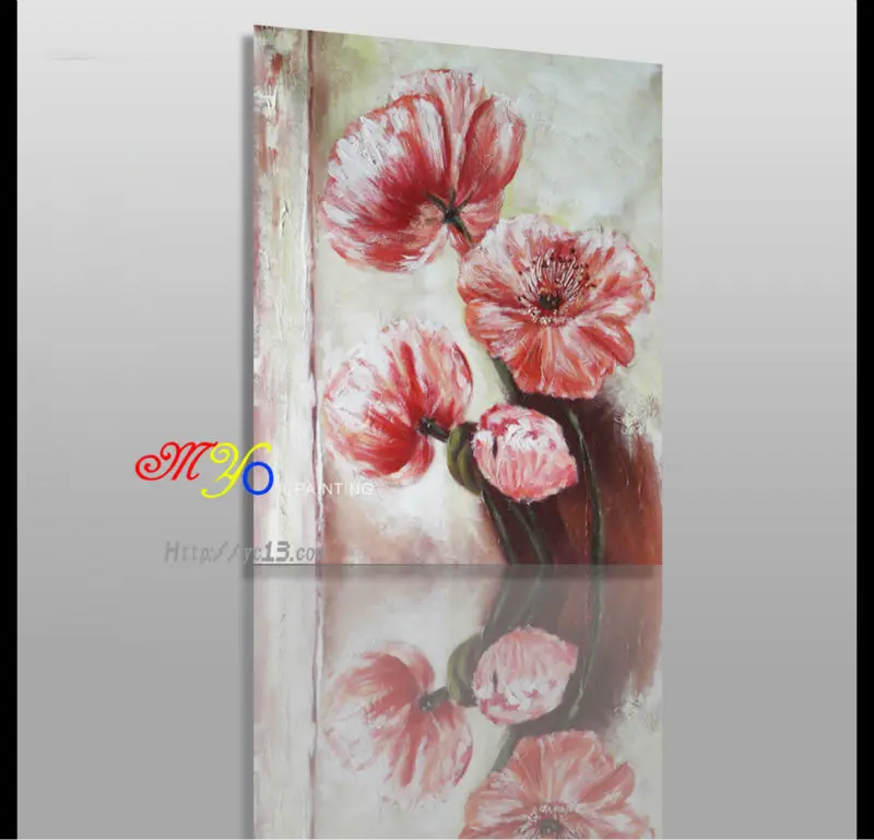 wall art decoration modern Flower ZX-62 Supply for AliExpress Abstract Flowers Canvas Painting Drop Shipping