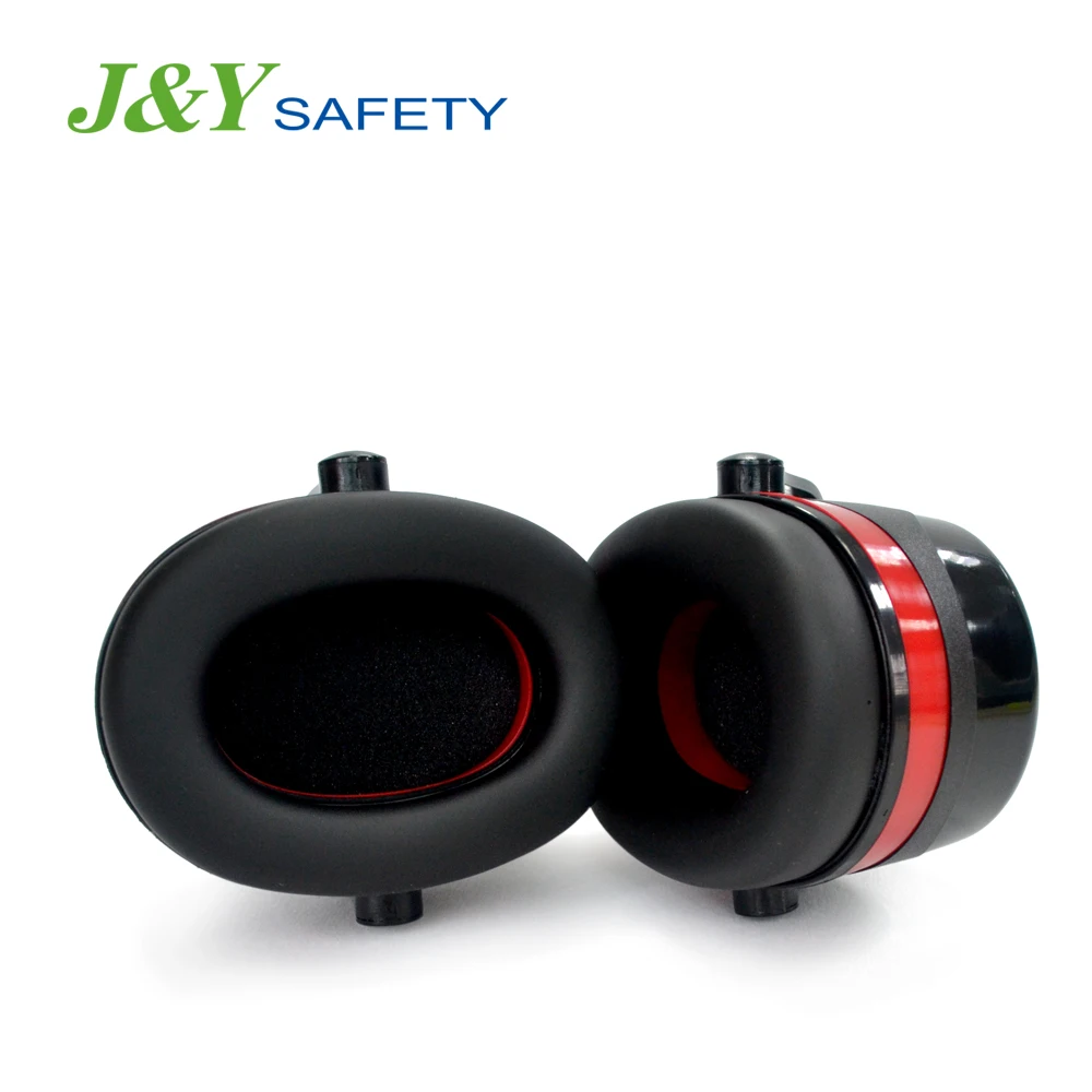 Folding Earmuff Hearing Protection Noise Reduction Ear Muffs Red For Sleeping Hunting