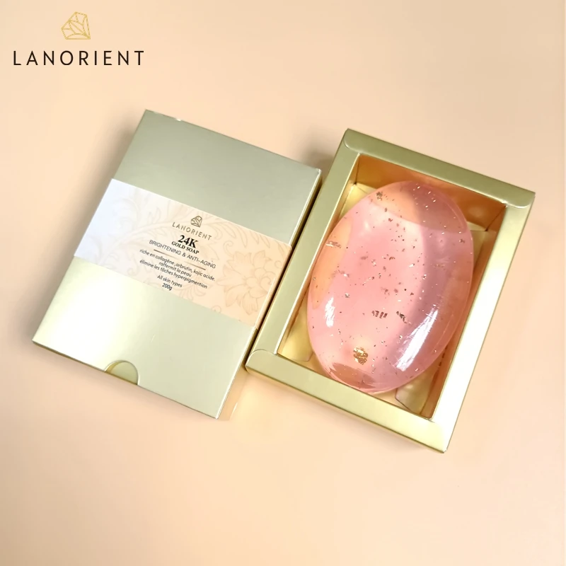 Частная этикетка с покрытыем цвета чистого 24 каратного золота л-глутатион осветления мыло тела ванны мыло ручной работы уход за кожей лица Отбеливающее мыло для черной кожи