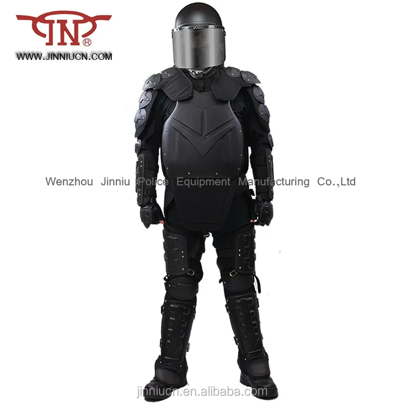 Flame resistant policia riot suit full protection armor suit body tactical armor gear
