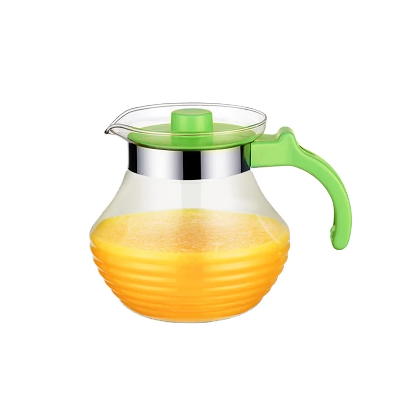 2000ML Heat-resistant Glass Cold Water Pot Juice Pot Large Capacity 2L Filtered Hot Cold Water Glass Water Jug