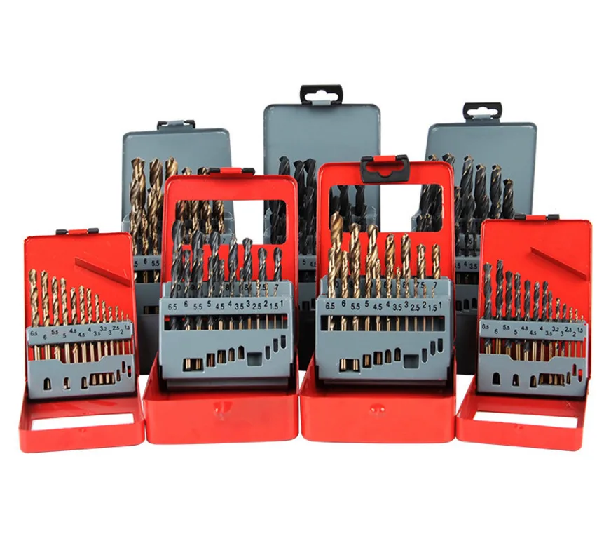 HSS cobalt 99 pcs 1.5mm-10mm twist drill bit din338 set 10pcs