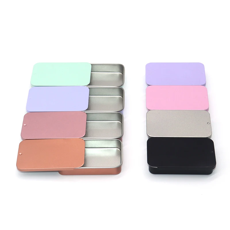 SANYOU Manufacturer Custom Slide Lid Rectangular Mint Candy Tin Box Metal small Mint Tin Container