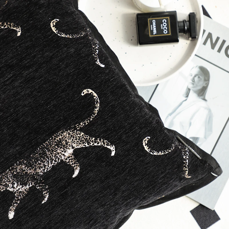 Decorative Pillowcase Square Luxury Pillow Covers 45*45 Jacquard Cushion Cover Manufacture Jacquard Pillow Cover For Home Decor