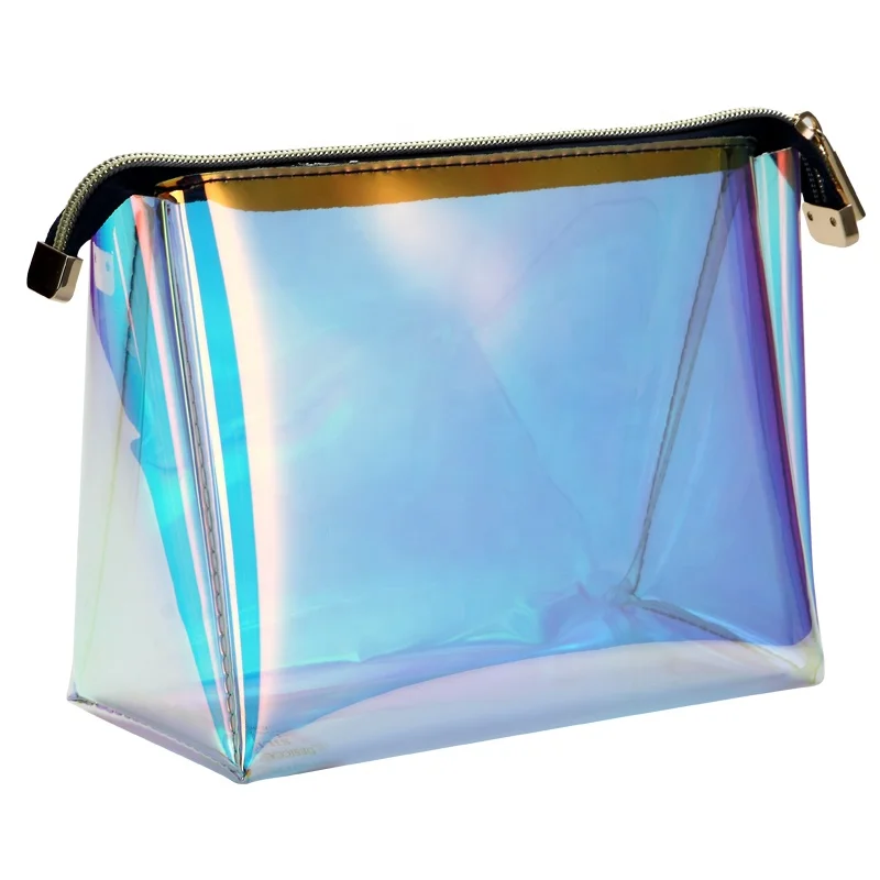 Hot Sell Toiletry Carry Pouch Portable Travel Transparent PVC Cosmetic Bag Organizing Bag Makeup Bag