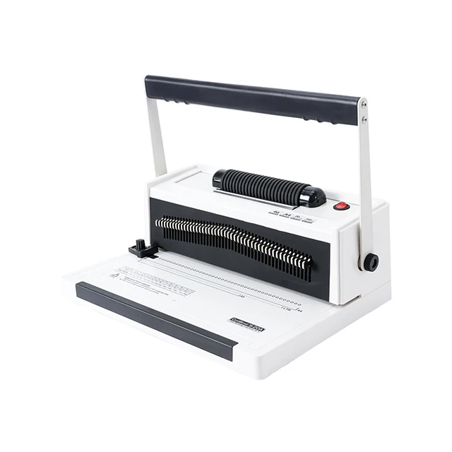 S20A Custom High Capacity White Single Coil 46(4:1)&34(3:1) Multi Holes Manual Spiral  Coil Notebook Binding Machine