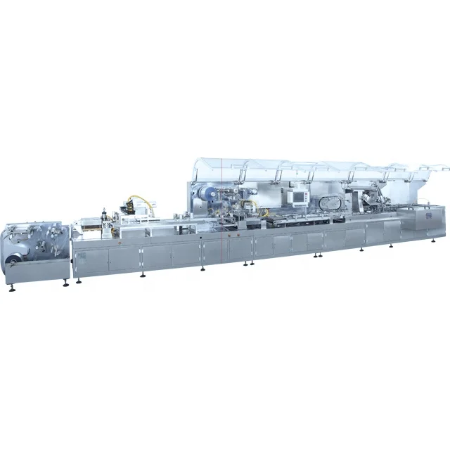 
Ampoule Vertical loading Blister packing and cartoning packaging line Vials Packing Machine 