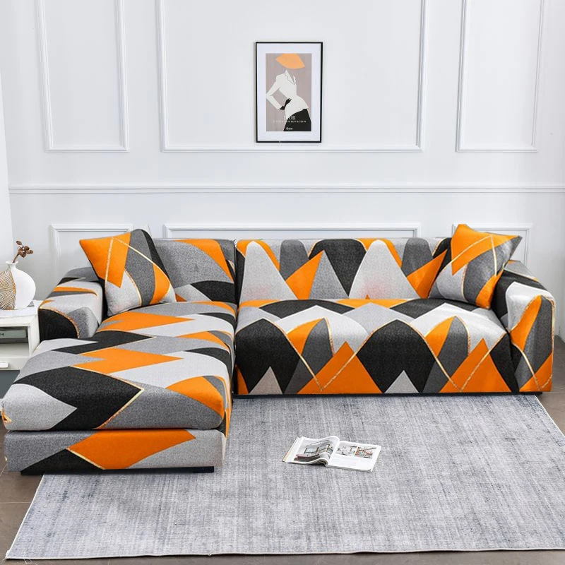 Universal Bohemia Elastic Sofa Cover Prin Armchair Slipcover L Shape Sofa Slipcovers Elastic Sectional Sofa Covers Couch Covers