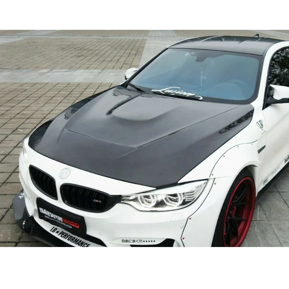 Carbon Fiber Single-sided Carbon Hood Double-sided Engine Hoods For GTS F80 M3 F82 F83 M4