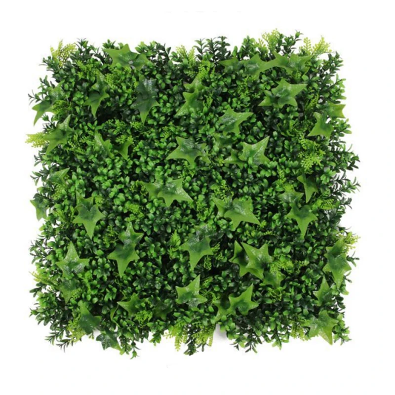 High Quality New Design Vertical Grass Wall Garden Customize Hanging Decor Artificial Grass Green Leaves Wall