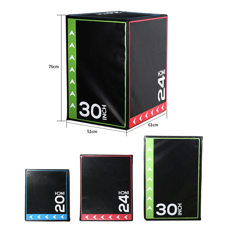 Soft Plyometric Gym Fitness Jump Box 3 In 1 Soft Foam Plyo Box gymnastics equipment plyo boxes
