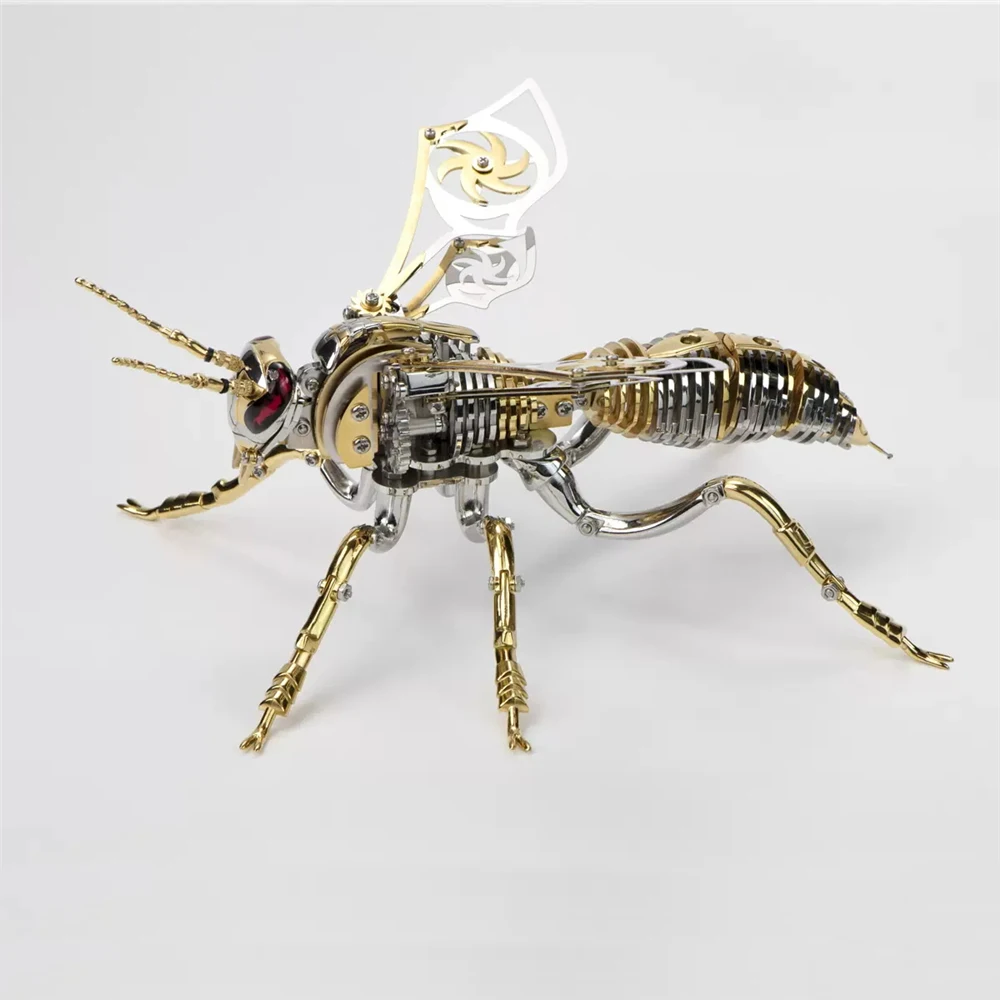 new product diy Metal crafts insect assembly kits educational Jigsaw toy Mechanical Metal Wasp 3D puzzle