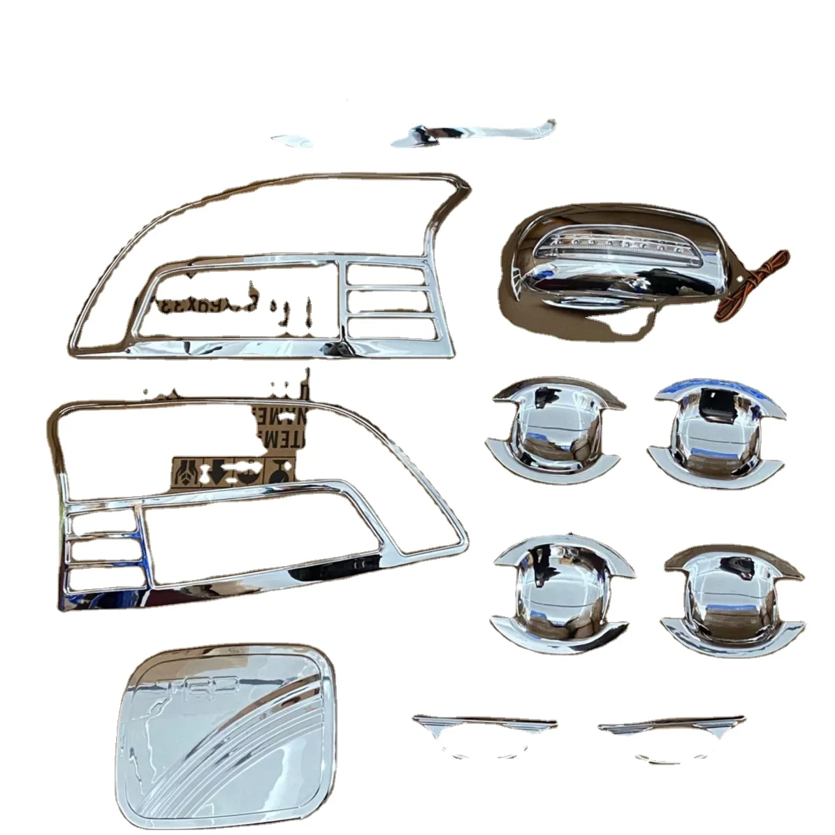 Good quality car exterior accessories auto chrome set  TOYOTA YARIS VIOS 2007-2013