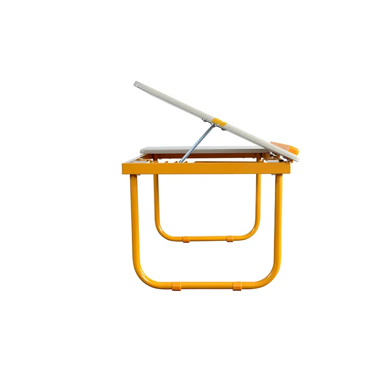 
Custom Cheap Metal Folding Wood Flip Girl Workstation Table Desk 