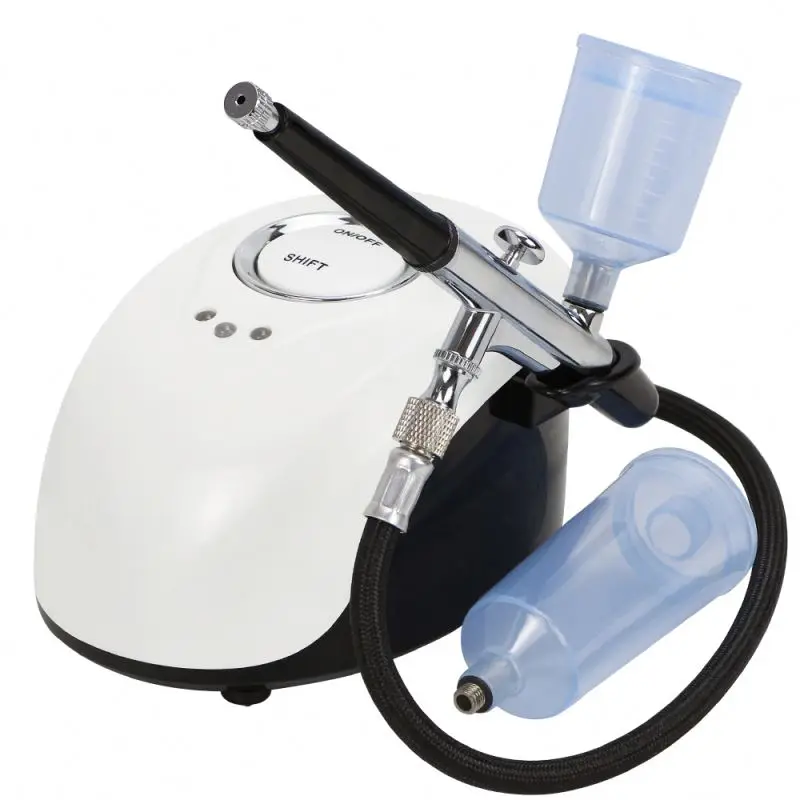 
BS-103 Oxygen Jet Compressors Foundation Beauty Portable Mini Face Airbrush Makeup Machine Oxygen Cordless 