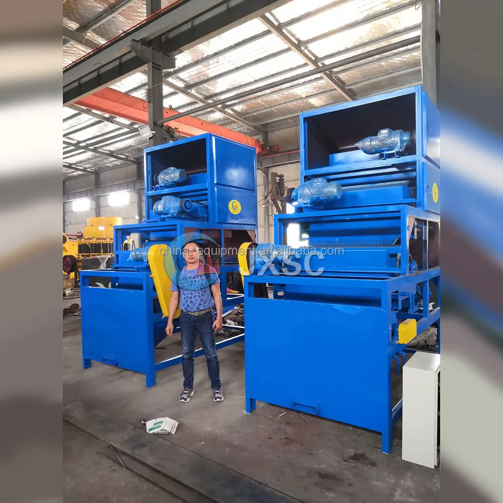 Hematite Zircon sand Ore Separator High Intensity Dry Iron Sand High Intensity Magnetic Roller Separator