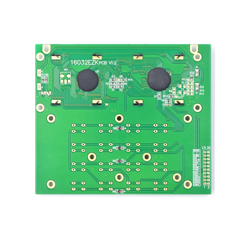 industrial graphics lcd 160x32 dot matrix screen 8-bit parallel 20 pin lcd module display