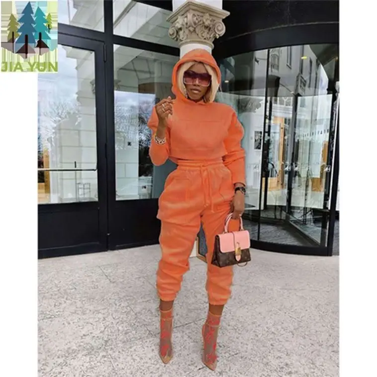 Fancy new print spring 2021 new arrival hoodie tracksuit sportswear casual women clothing two piece pants set