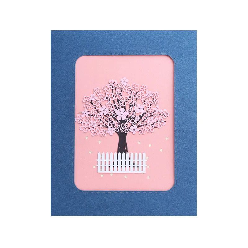 Cherry Blossom Pop Up Card Tree Pop-up Thank You Card Pink Tree Invitation Beautiful Greeting Card Postcard Hot Sale Product