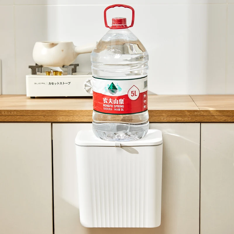 Recycle Bin Kitchen Wall Hanging Portable Waste Bins Room Dustbins Plastic Trash Bin China Supplier