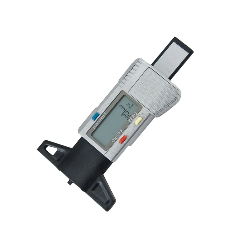 Wheelsky hot sale metal quality 0-35mm black digital design tread depth gauge
