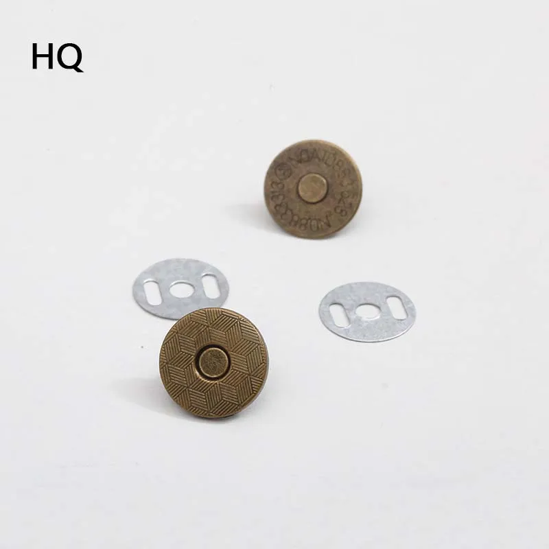 Wholesale Handbag Hardware 14mm*1.8mm Thin Magnetic Snap Round Magnets Button For Clothing Handbag